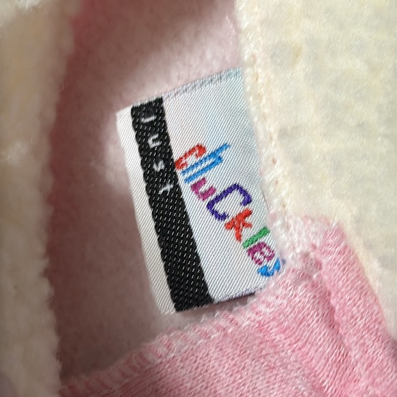 3X girls Chuckles Vintage Pink Baby2 PcOutfit with Bear Design rayon blend NWT - Picture 11 of 11